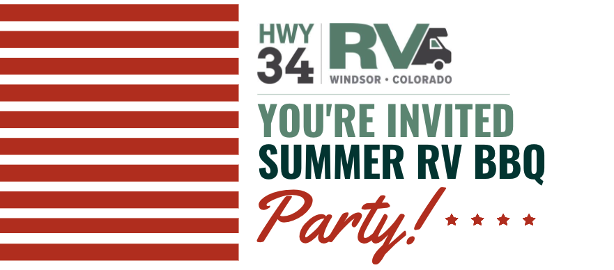 you're invited to the Pikes Peak RV summer rv bbq party