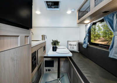 Travel Lite RV Cent Truck Camper Interior